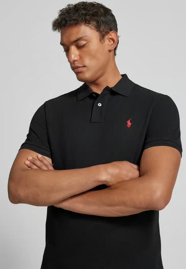 Polo Ralph Lauren Polo Shirt Korte Mouw POLO AJUSTE DROIT EN COTON BASIC MESH LOGO PONY PLAYER - Foto 6