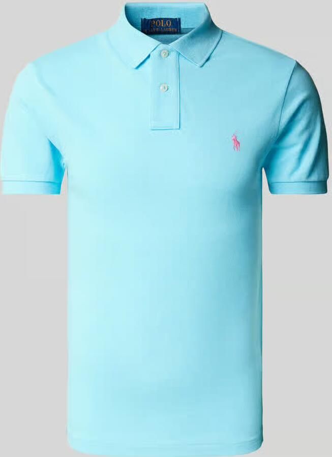 Ralph Lauren Turquoise Polo Shirt Amerikaanse Stijl Icoon Blue Heren - Foto 6
