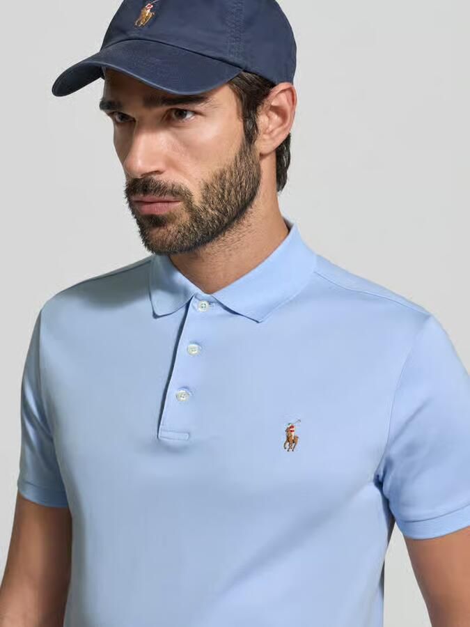 Polo Ralph Lauren Polo Shirt Korte Mouw POLO COUPE DROITE EN PIMA COTON - Foto 5