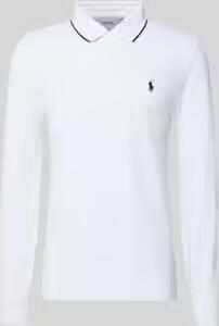 Polo Ralph Lauren Polo Shirt Lange Mouw POLO AJUSTE DROIT EN COTON STRECH - Foto 2