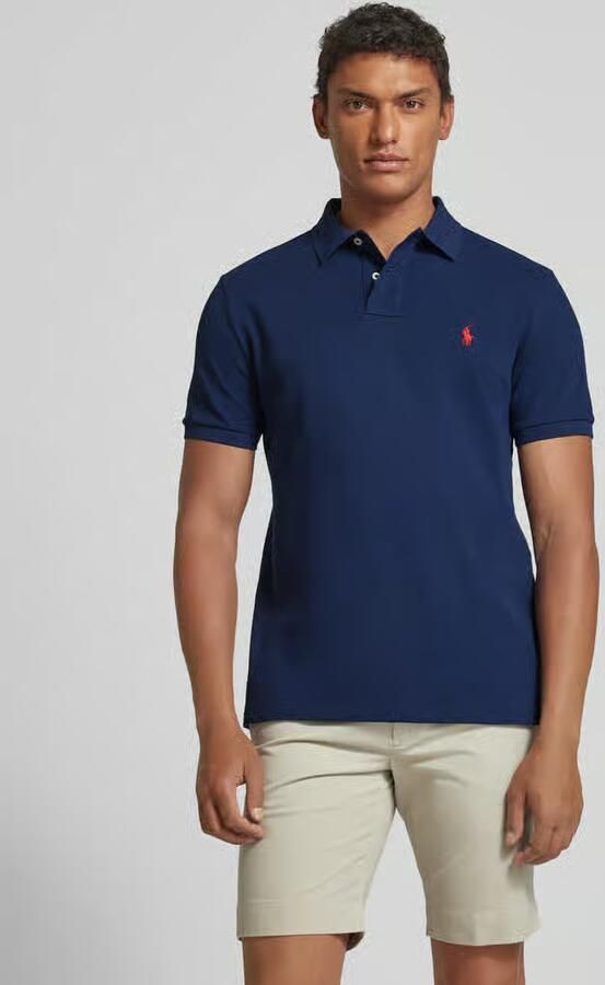 Polo Ralph Lauren Polo Shirt Korte Mouw POLO AJUSTE DROIT EN COTON BASIC MESH LOGO PONY PLAYER - Foto 3