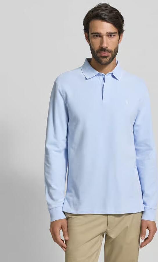 Polo Ralph Lauren Polo Shirt Lange Mouw POLO AJUSTE DROIT EN COTON STRECH - Foto 4
