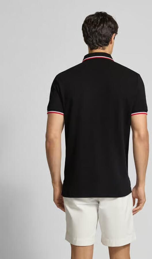 Polo Ralph Lauren Polo Shirt Korte Mouw POLO COUPE DROITE EN COTON BASIC MESH COL RAYE - Foto 3