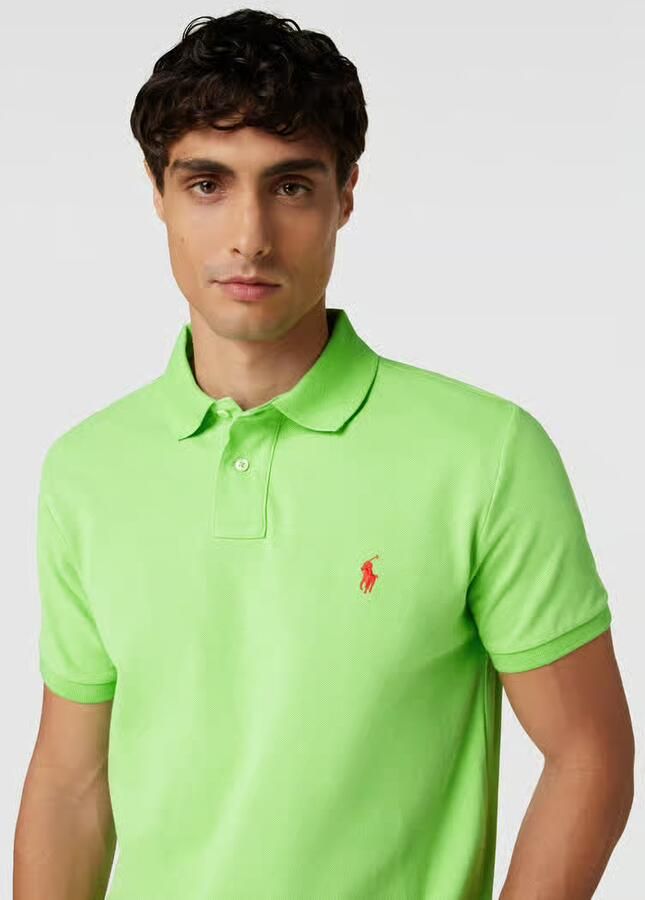 Ralph Lauren Groen shirt met geborduurd logo Classic Fit Green Heren - Foto 2