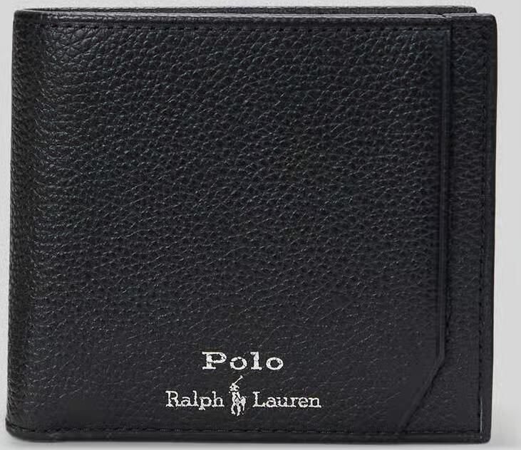 Polo Ralph Lauren Portemonnee van kalfsleer met muntvak