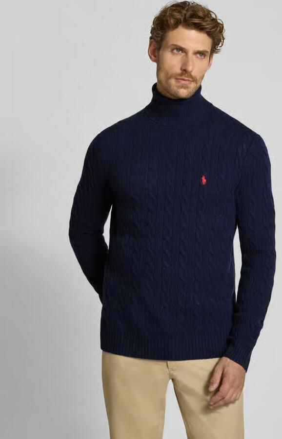 Polo Ralph Lauren Slim fit gebreide pullover van een mix van wol en kasjmier - Foto 7