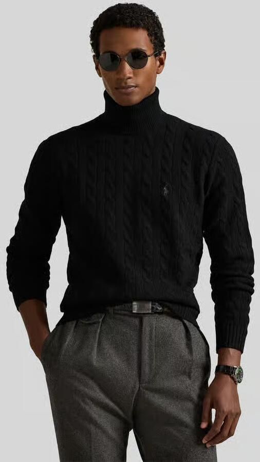 Polo Ralph Lauren Slim fit gebreide pullover van een mix van wol en kasjmier - Foto 2