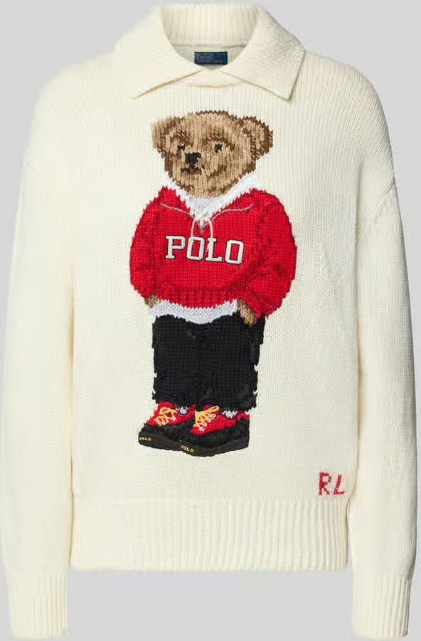Polo Ralph Lauren Pullover met beermotief