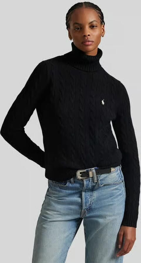 Polo Ralph Lauren Zwarte pullover met lange mouwen Black Dames - Foto 3