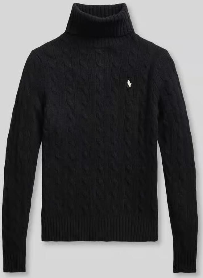 Polo Ralph Lauren Zwarte pullover met lange mouwen Black Dames