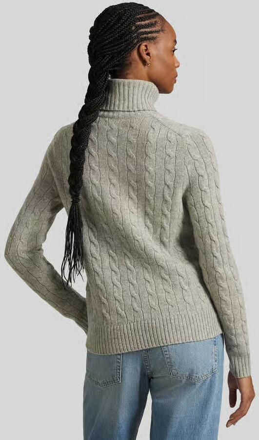Polo Ralph Lauren Regular fit coltrui van mix van wol en kasjmier - Foto 4