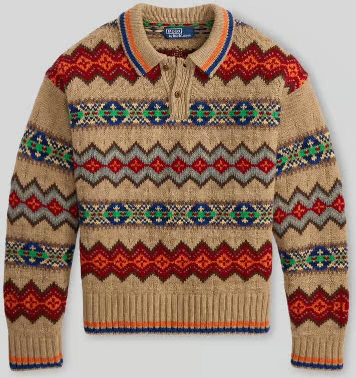 Polo Ralph Lauren Pullover van zuivere wol met polokraag