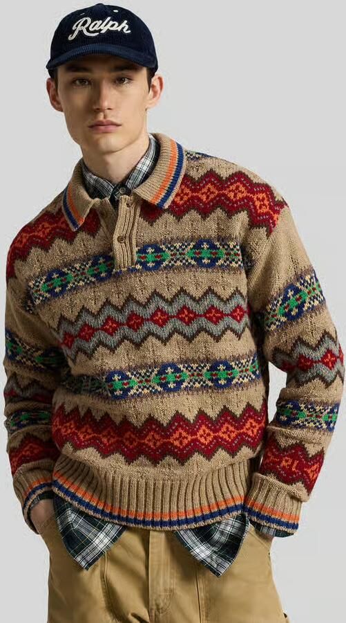 Polo Ralph Lauren Pullover van zuivere wol met polokraag - Foto 3