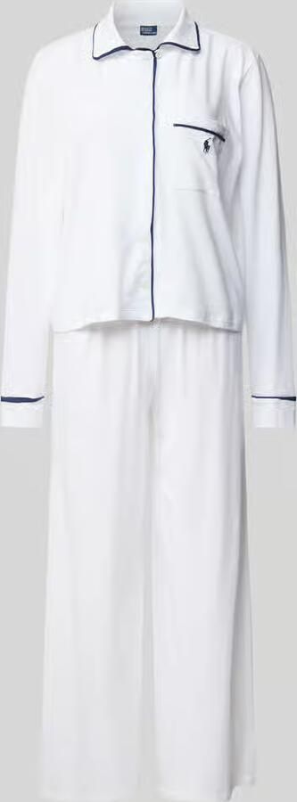 Polo Ralph Lauren Pyjama met logostitchings model 'POLO ESSENTIALS' - Foto 2