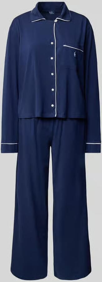 Polo Ralph Lauren Pyjama met logostitchings model 'POLO ESSENTIALS'