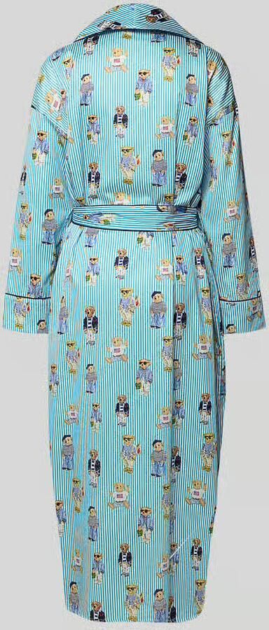 Polo Ralph Lauren Regular fit badjas met Polo Bear-print - Foto 2