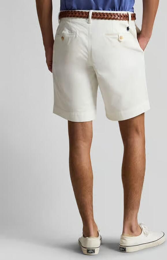 Polo Ralph Lauren Straight fit chino-shorts van Katoenmix