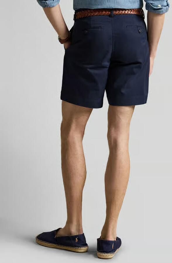 Polo Ralph Lauren Donkerblauwe Katoenen Shorts Regular Fit Blue Heren - Foto 9