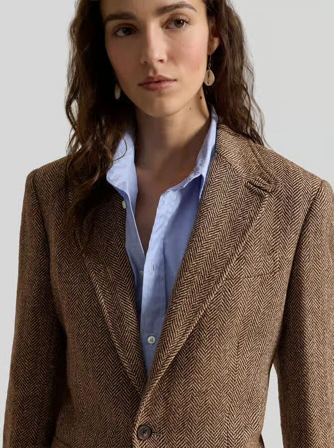 Polo Ralph Lauren Blazer met paspelzak op de borst model 'HERITAGE'