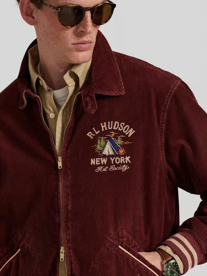 Polo Ralph Lauren Regular Fit blouson van katoen-corduroy
