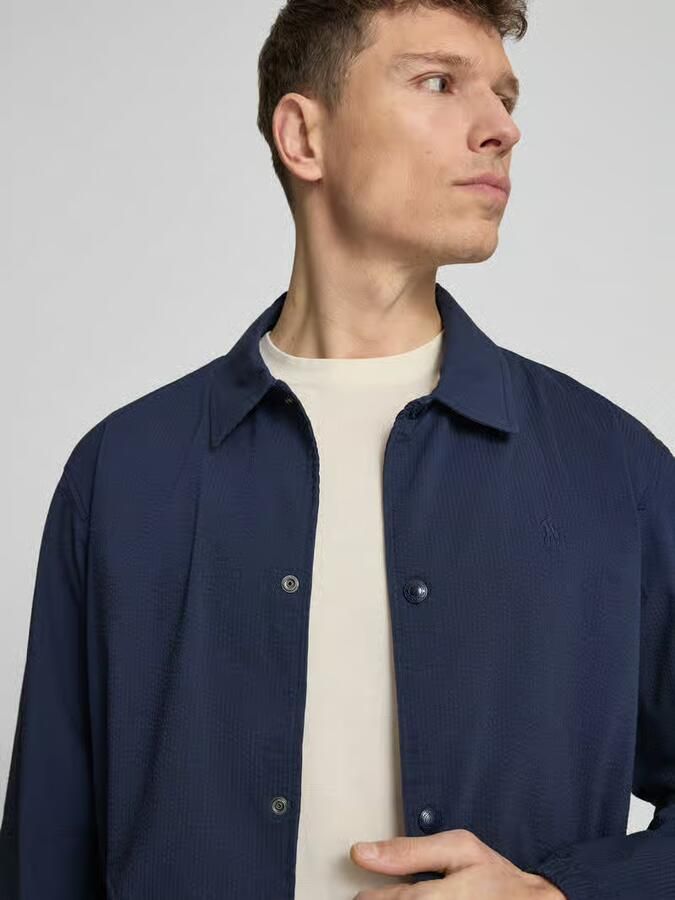 Polo Ralph Lauren regular fit blouson van katoenmix model 'SEERSUCKER'