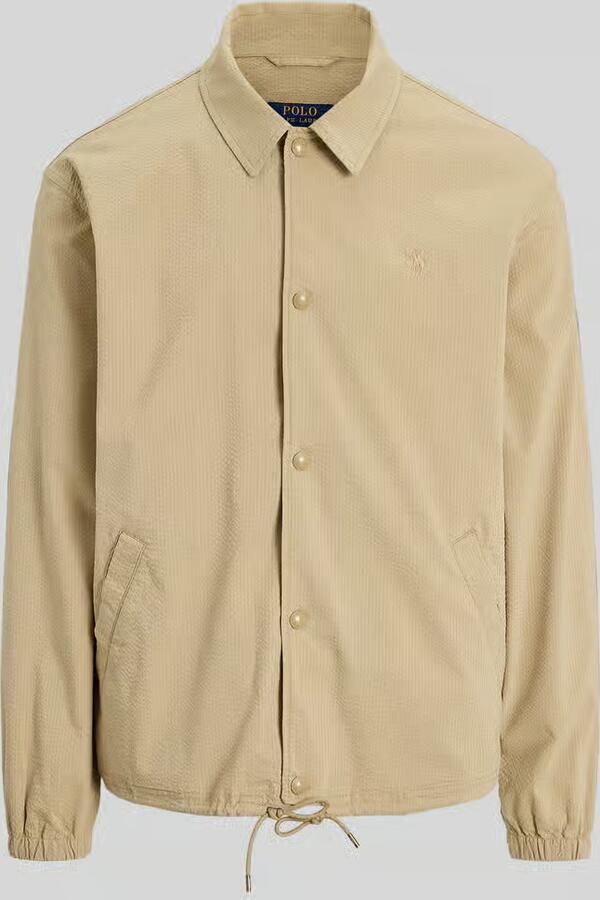 Polo Ralph Lauren regular fit blouson van katoenmix model 'SEERSUCKER' - Foto 2
