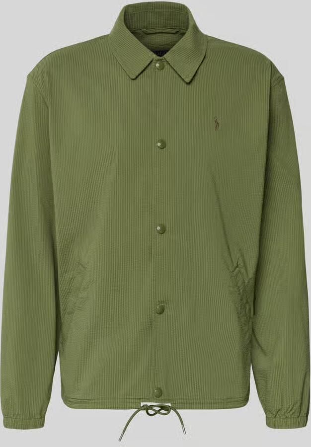 Polo Ralph Lauren regular fit blouson van katoenmix model 'SEERSUCKER' - Foto 2