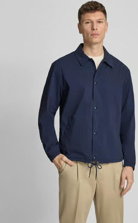 Polo Ralph Lauren regular fit blouson van katoenmix model 'SEERSUCKER' - Foto 3