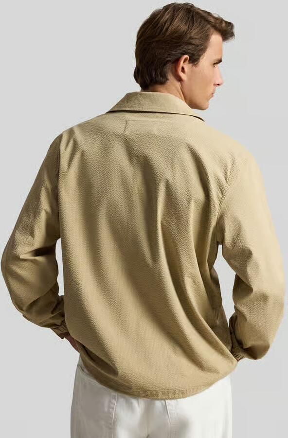 Polo Ralph Lauren regular fit blouson van katoenmix model 'SEERSUCKER' - Foto 3