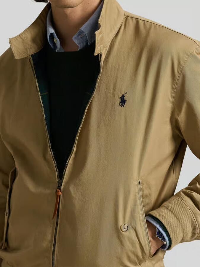 Polo Ralph Lauren Windbreaker met opstaande kraag en klepzakken
