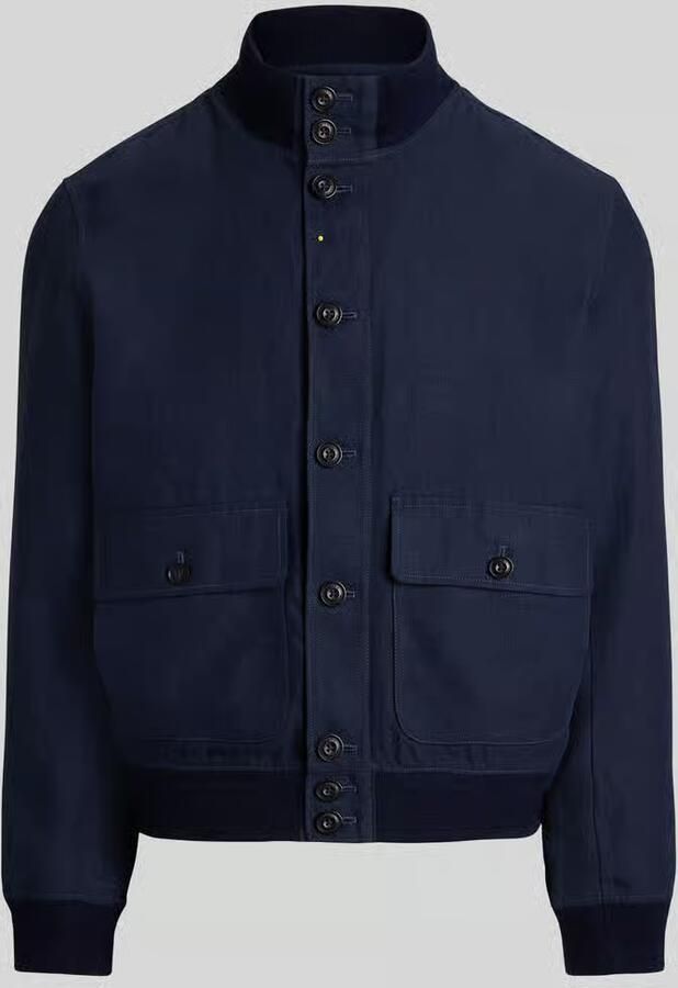 Polo Ralph Lauren regular fit blouson van puur linnen met opgestikte zakken - Foto 2