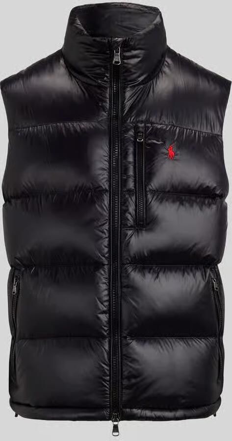 Polo Ralph Lauren Regular fit donsbodywarmer met opstaande kraag