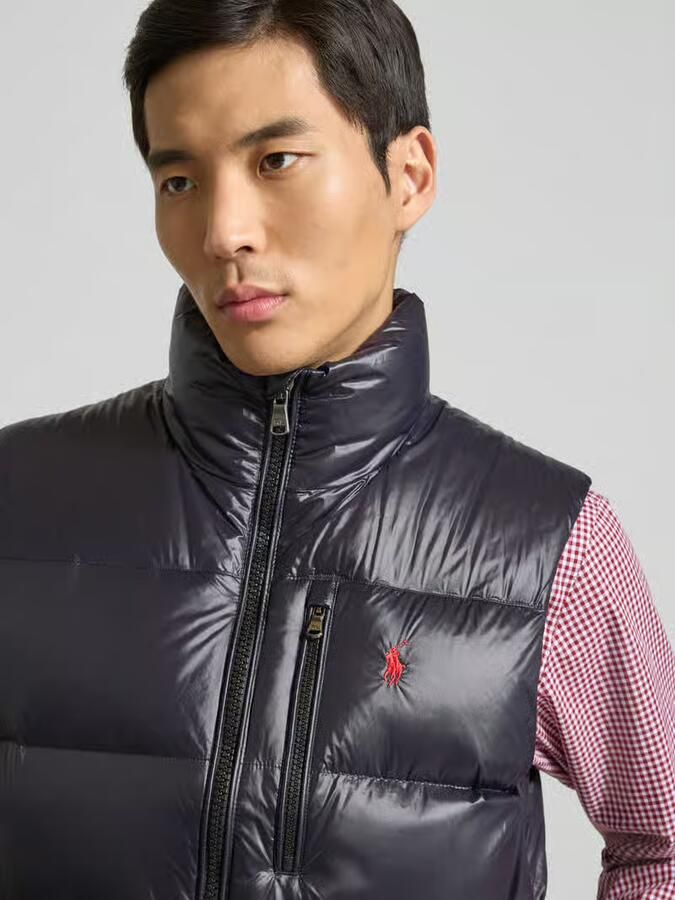 Polo Ralph Lauren Regular fit bodywarmer met opstaande kraag - Foto 2