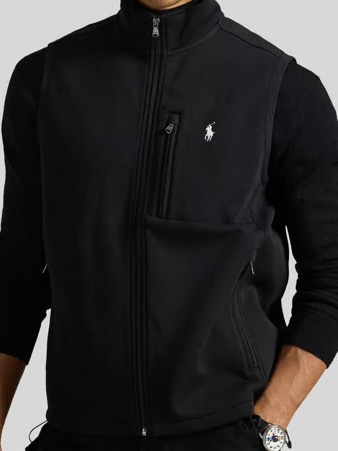 Polo Ralph Lauren Sweater SWEATSHIRT ZIPPE SANS MANCHES EN DOUBLE KNIT TECH