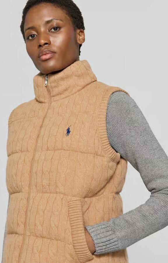 Polo Ralph Lauren Regular fit bodywarmer van mix van wol en kasjmier - Foto 2