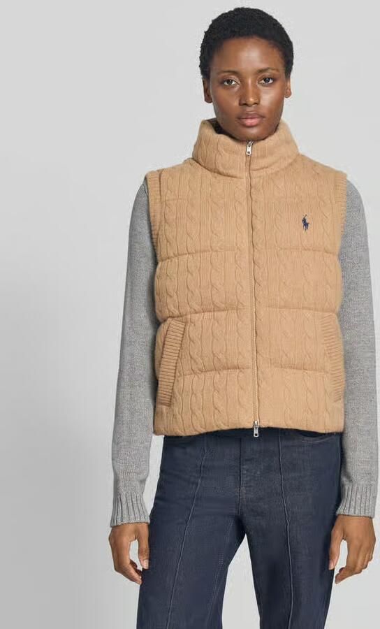 Polo Ralph Lauren Regular fit bodywarmer van mix van wol en kasjmier - Foto 2