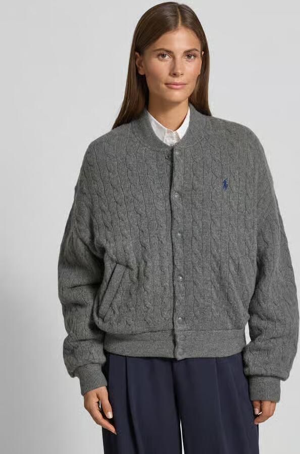 Polo Ralph Lauren Regular fit bomberjack van een mix van wol en kasjmier - Foto 2