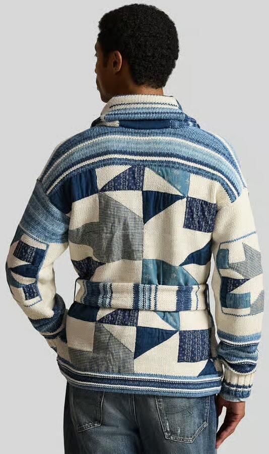 Polo Ralph Lauren regular fit cardigan van mix van katoen en linnen - Foto 3