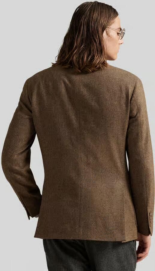Polo Ralph Lauren modern fit colbert met wol model 'HERRINGBONE' - Foto 4