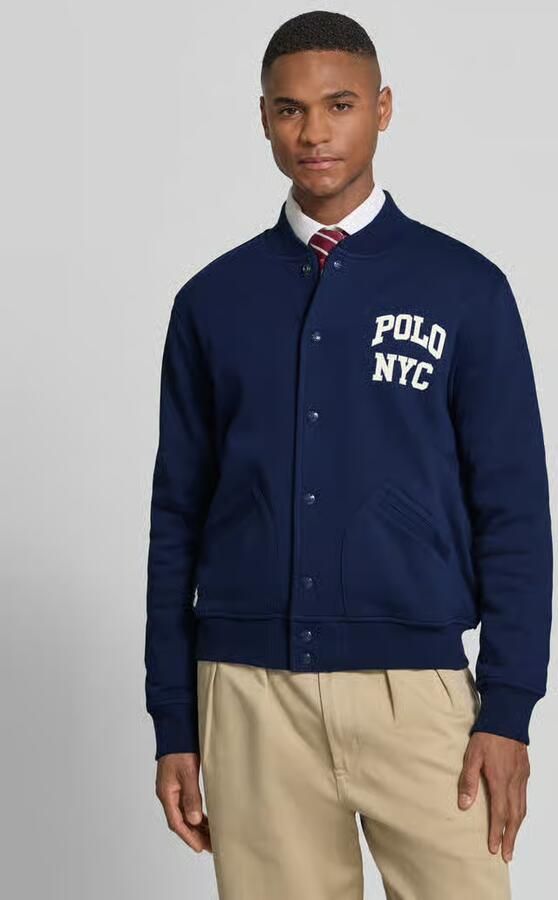 Polo Ralph Lauren Regular fit college-look jack van katoenmix - Foto 3