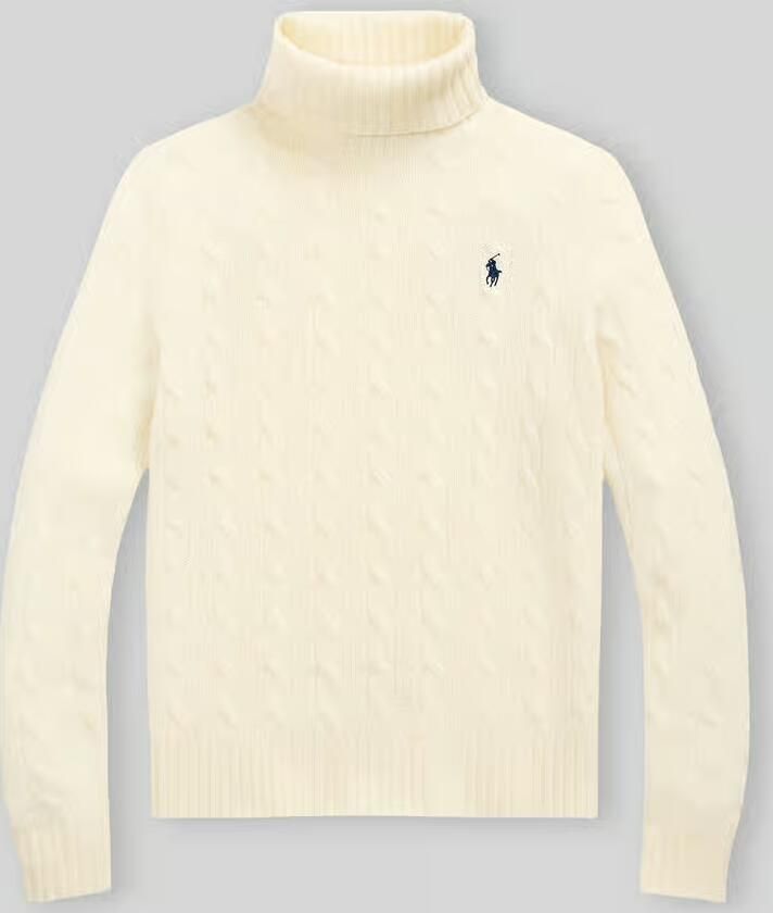 Polo Ralph Lauren Regular fit gebreide pullover van een mix van katoen en kasjmier