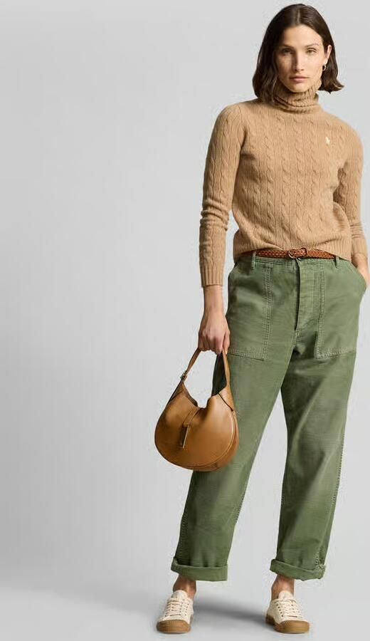 Polo Ralph Lauren Regular fit gebreide pullover van een mix van katoen en kasjmier - Foto 2