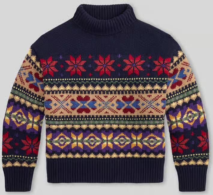 Polo Ralph Lauren Regular fit coltrui van mix van wol en katoen