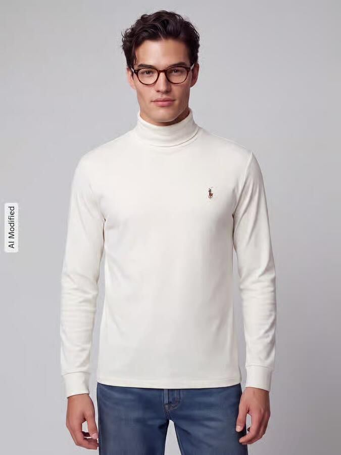Polo Ralph Lauren Shirt met lange mouwen en labelstitching - Foto 3