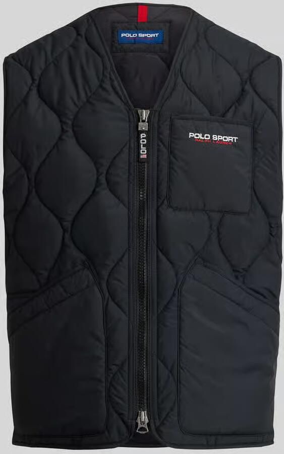Polo Ralph Lauren Regular Fit doorgestikte bodywarmer met borstzak - Foto 2
