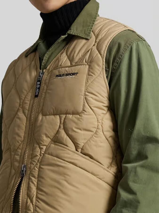Polo Ralph Lauren Regular Fit doorgestikte bodywarmer met borstzak