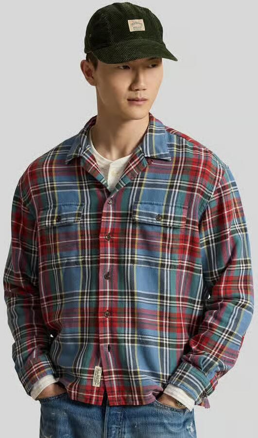 Polo Ralph Lauren Regular fit flanel overhemd met borstzakken - Foto 2