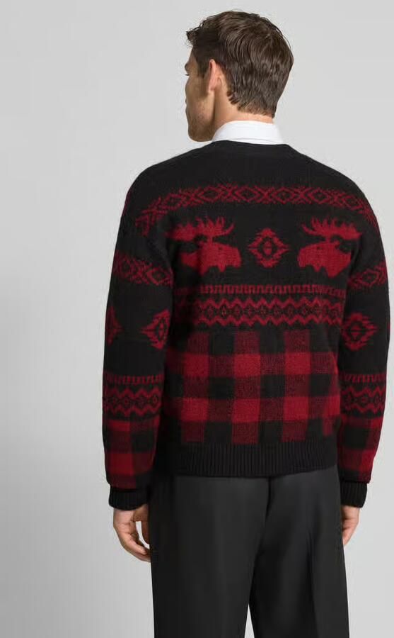 Polo Ralph Lauren Regular fit gebreid jack met alpaca-gehalte