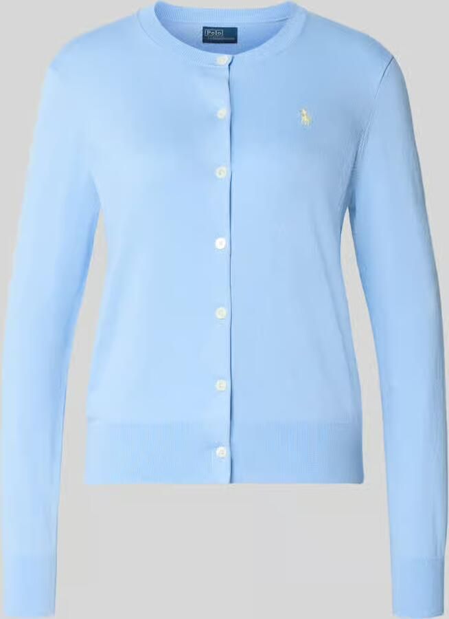 Polo Ralph Lauren regular fit gebreid jack van katoenmix - Foto 2