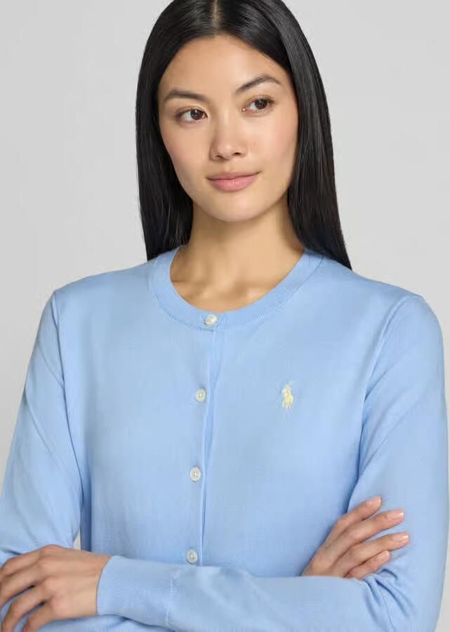 Polo Ralph Lauren regular fit gebreid jack van katoenmix